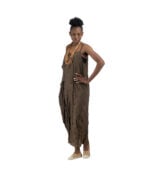 Layered tie maxi dress