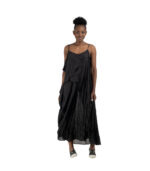 Layered tie maxi dress