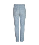 Sequin word patch pants
