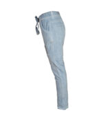 Sequin word patch pants
