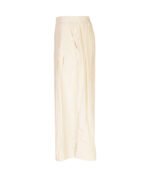 Pleated crushed 3/4 wide leg pants