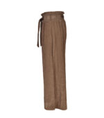 Crushed 3/4 wide leg pants