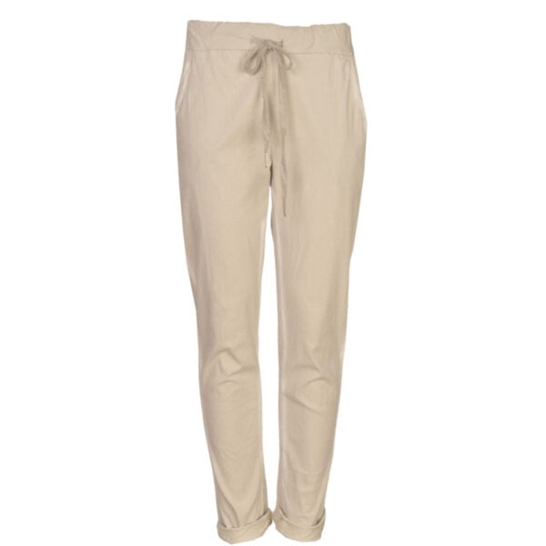 Faded stripe drawstring pants
