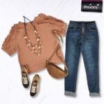 Frill detail t-shirt