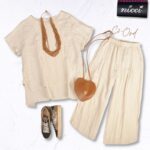 Hi-lo crushed zigzag  top