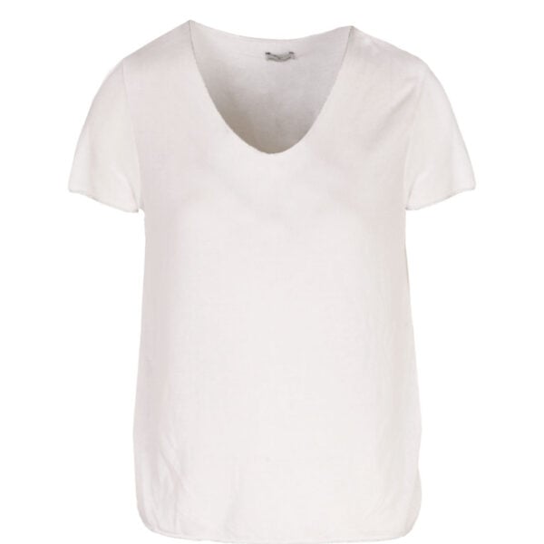 Lurex trim knit top