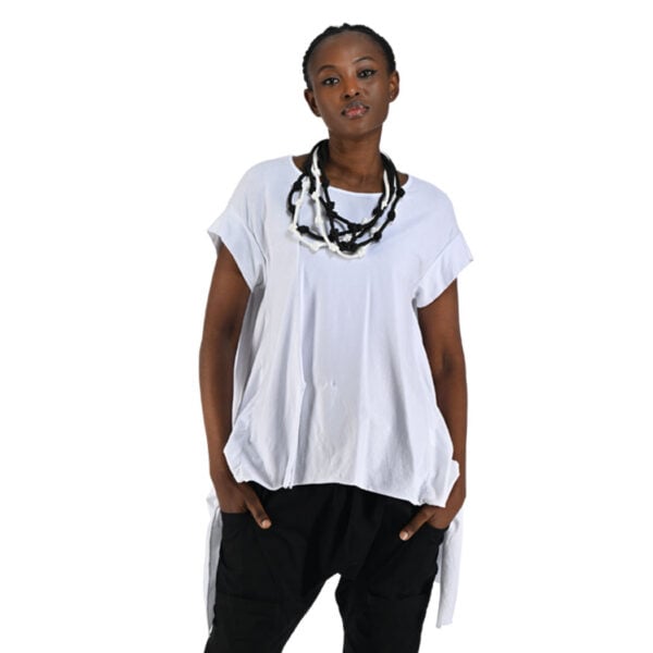 Cap sleeve pointy top