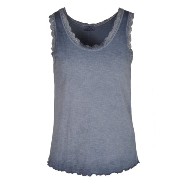 Lace trim top