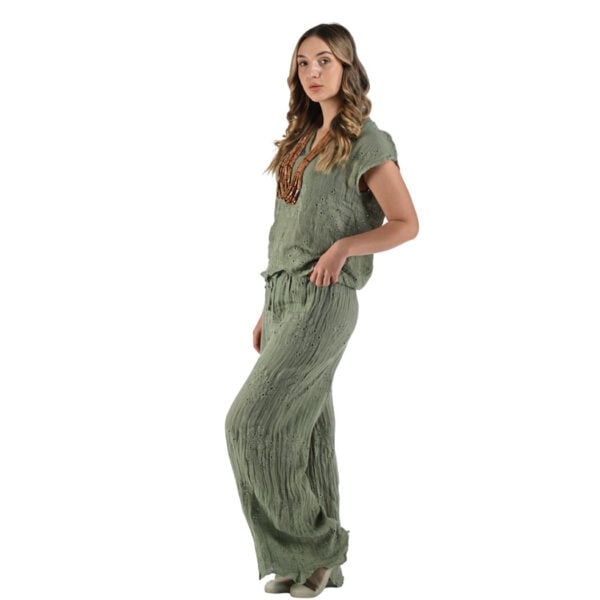100% Linen anglaise top