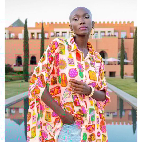 Amigo banana print boxy shirt