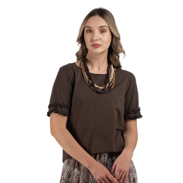 Lace trim top