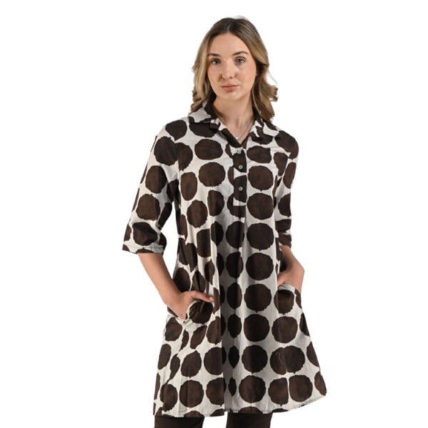 Giant polka dot midi dress/shirt