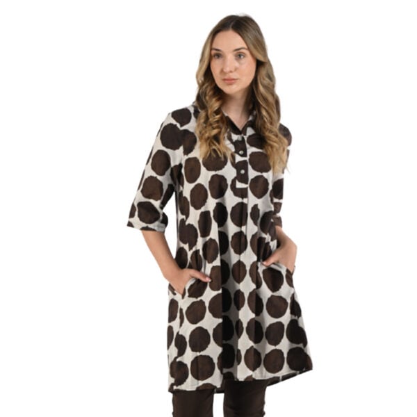 Giant polka dot midi dress/shirt