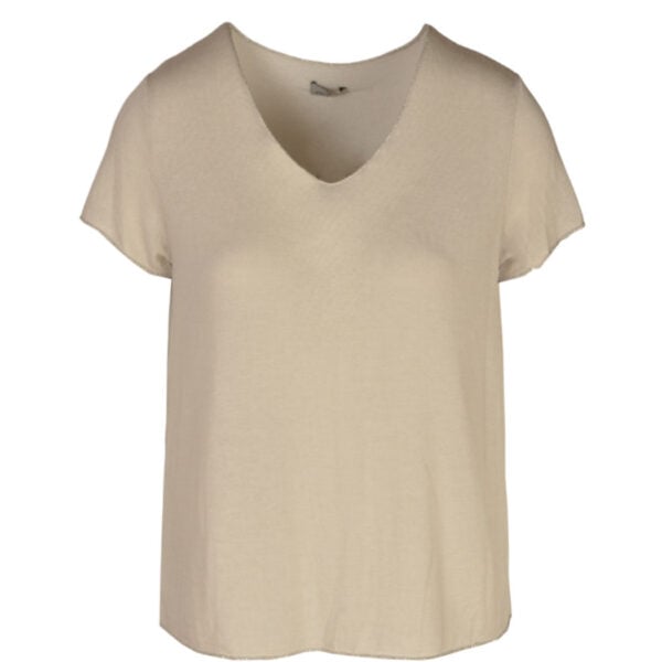 Lurex trim knit top