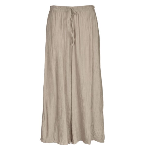 Wide leg crushed pants