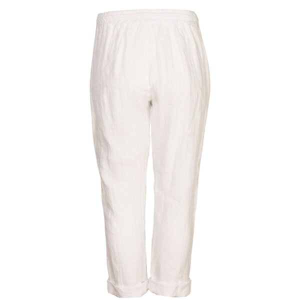 Embroidered crochet diamante heart pants