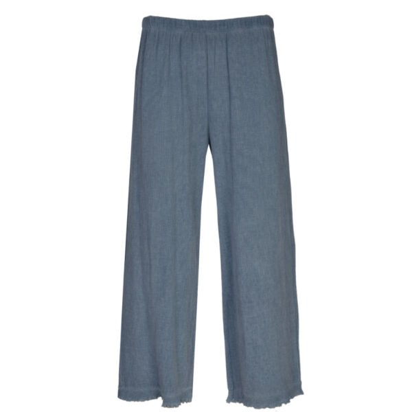 Wide leg linen pants