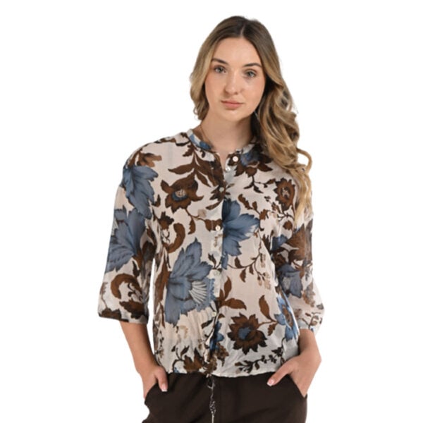 Floral print shirt
