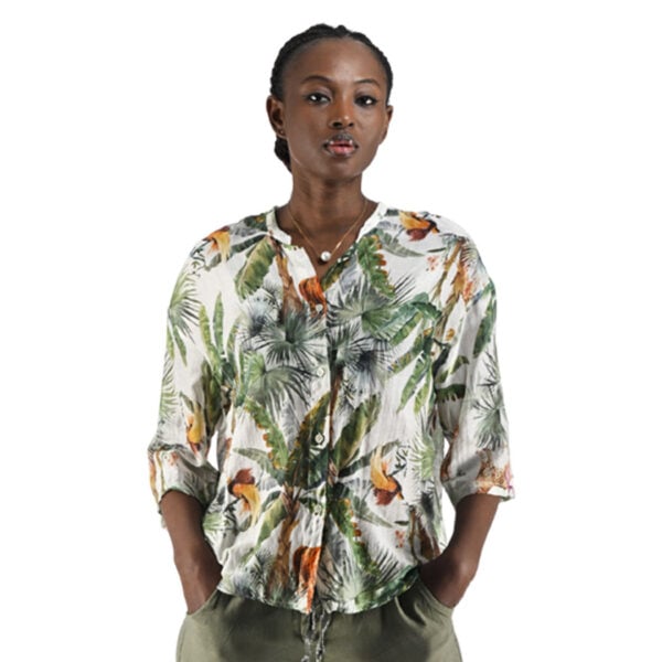 Tropical print shirt