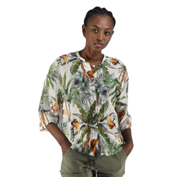 Tropical print shirt