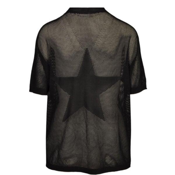 Mesh star cardi