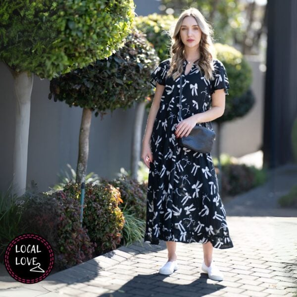 Nicci Ribbon Cybelle tiered dress