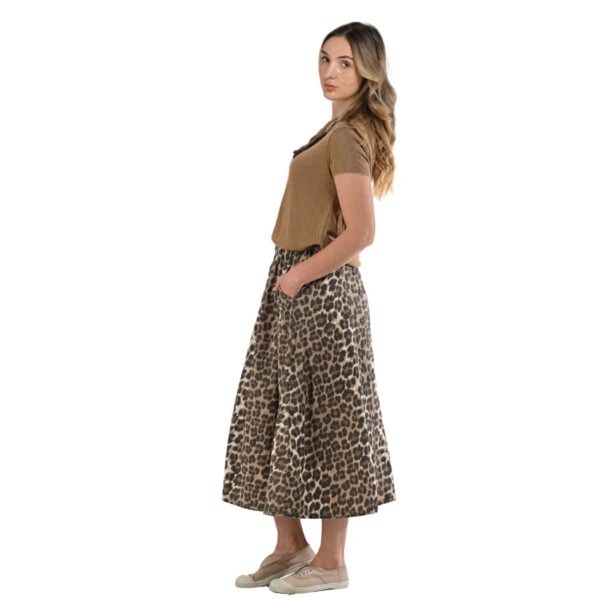 Animal print skirt