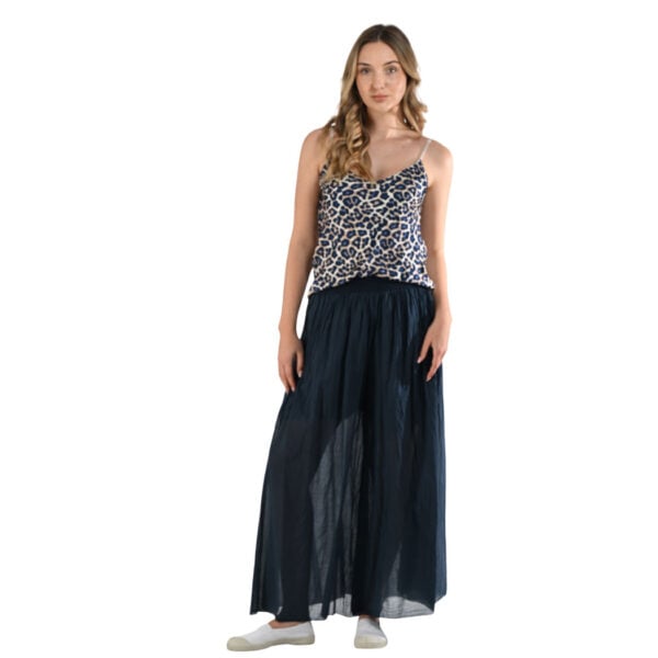 Leopard print silky cami