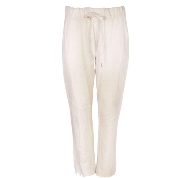 100% Linen drawstring pants