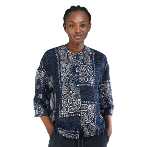 Animal bandana print shirt