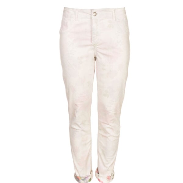 Reversible floral print pants