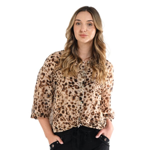 Animal print shirt