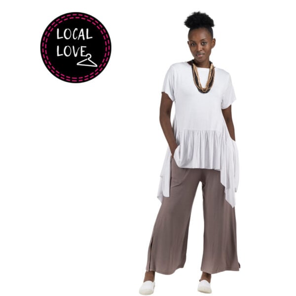 Cocoon Gelato Rimini frill tunic top