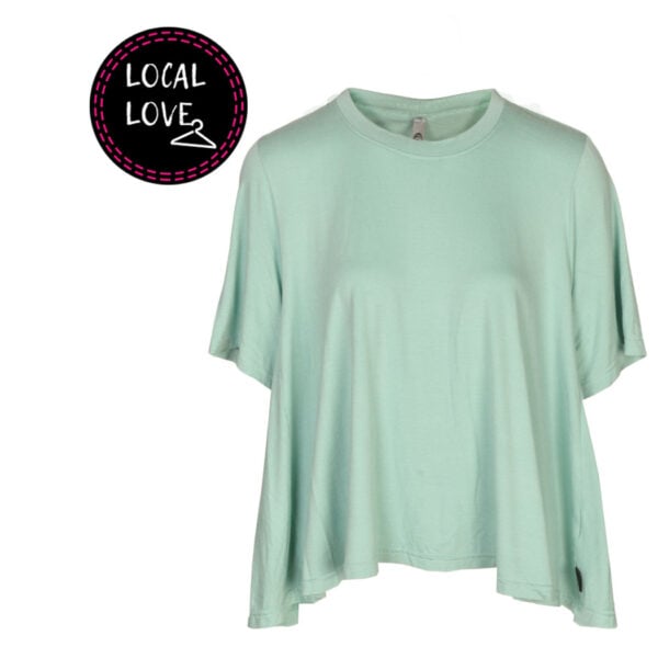 Cocoon Panorama Kaden round neck flare top
