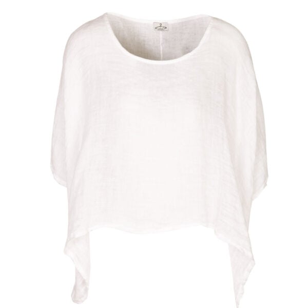 100% Linen boxy blouse