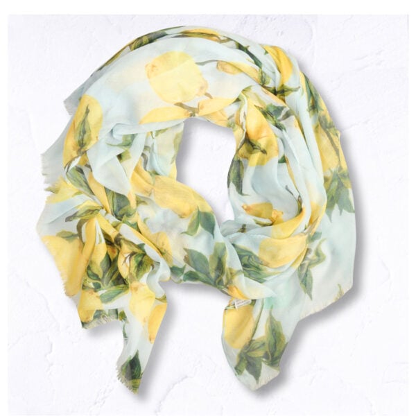 Lemon print scarf 