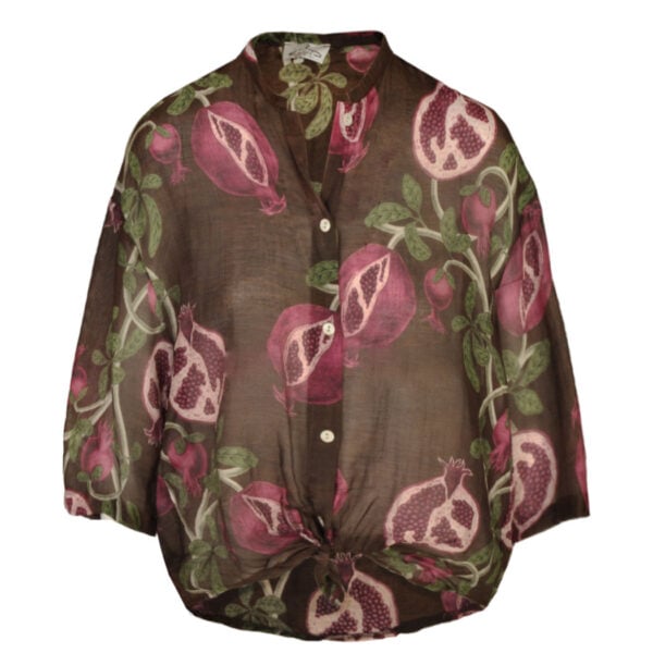 Pomegranate print shirt
