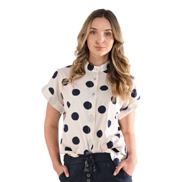 Polka dot print shirt
