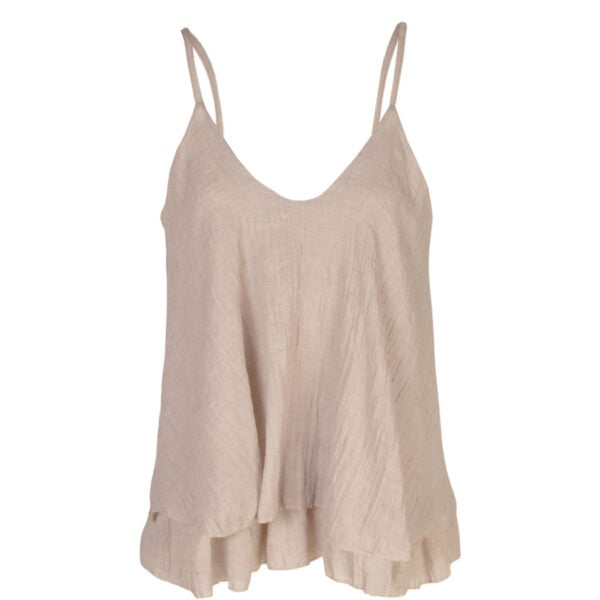 Double layer swing cami