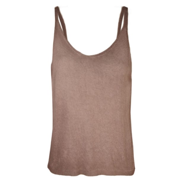 Overdyed knit cami