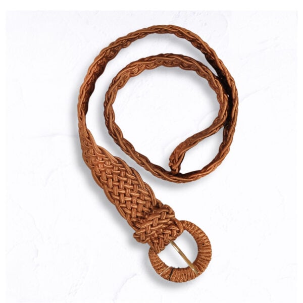 Stretchy woven belt