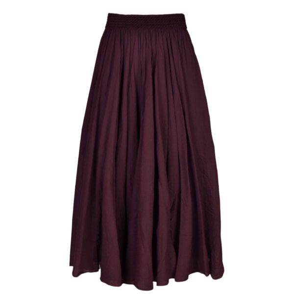 Elastic waist swing skirt
