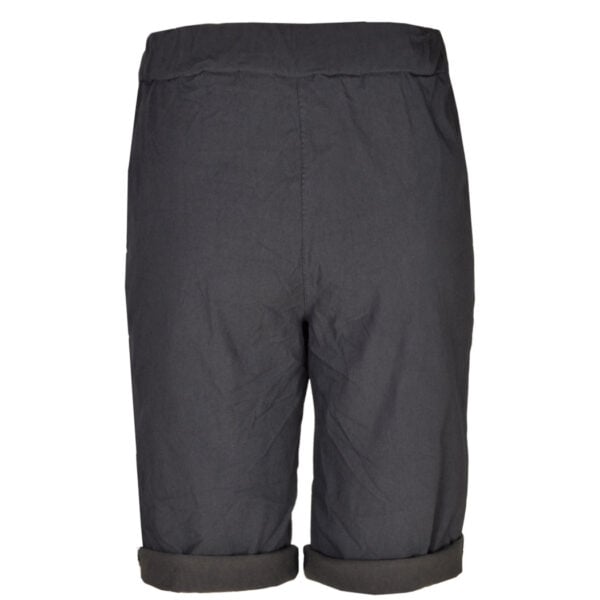 Drawstring button shorts