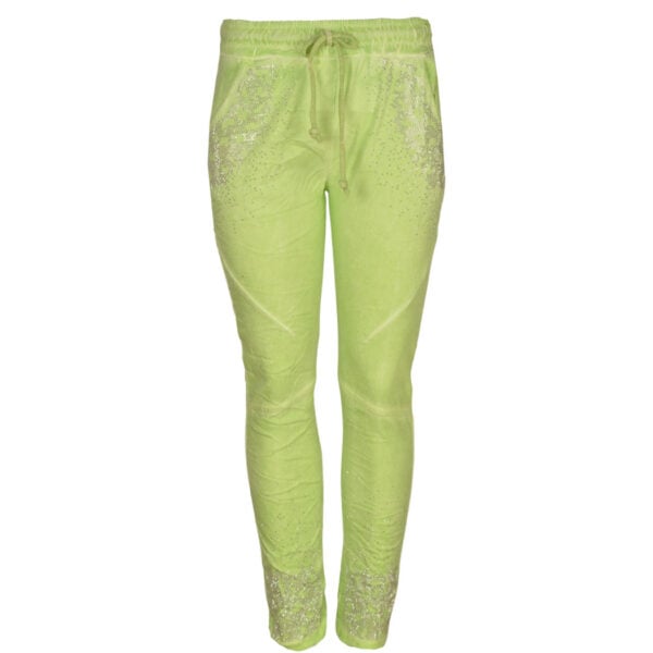 Diamante detail pants