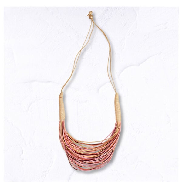 Multi string necklace