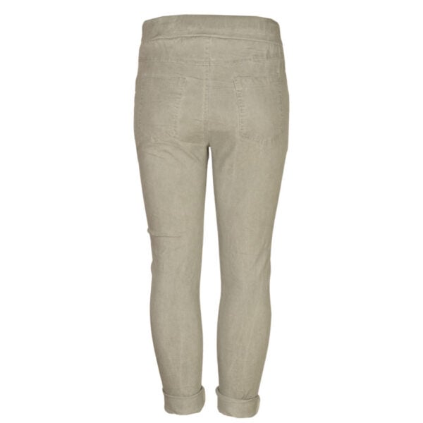 Sequin studded word print pants