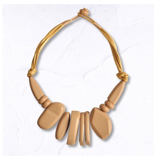 Oblong wooden choker 