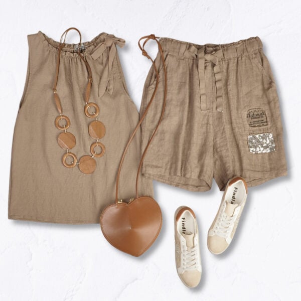 Bow detail tank top
