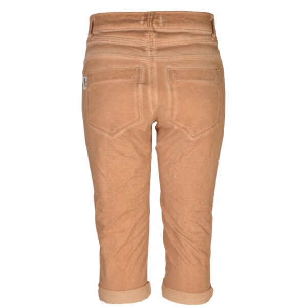 2-Textured overdyed long shorts